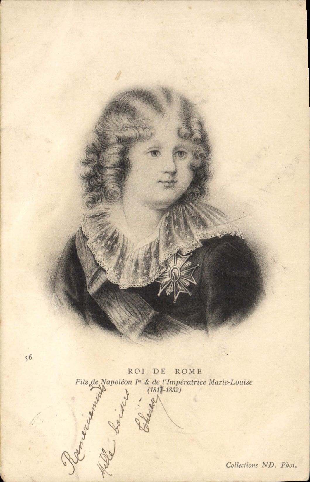 CPA Roi de Rome Fils de Napoleon 1er et de l'Imperatrice Marie Louise