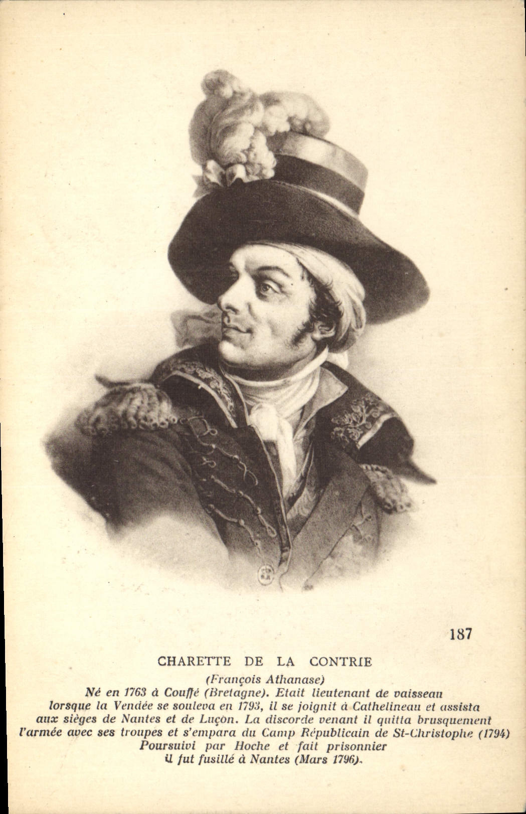CPA Charette de la Contrie Lieutenant de Vaisseau