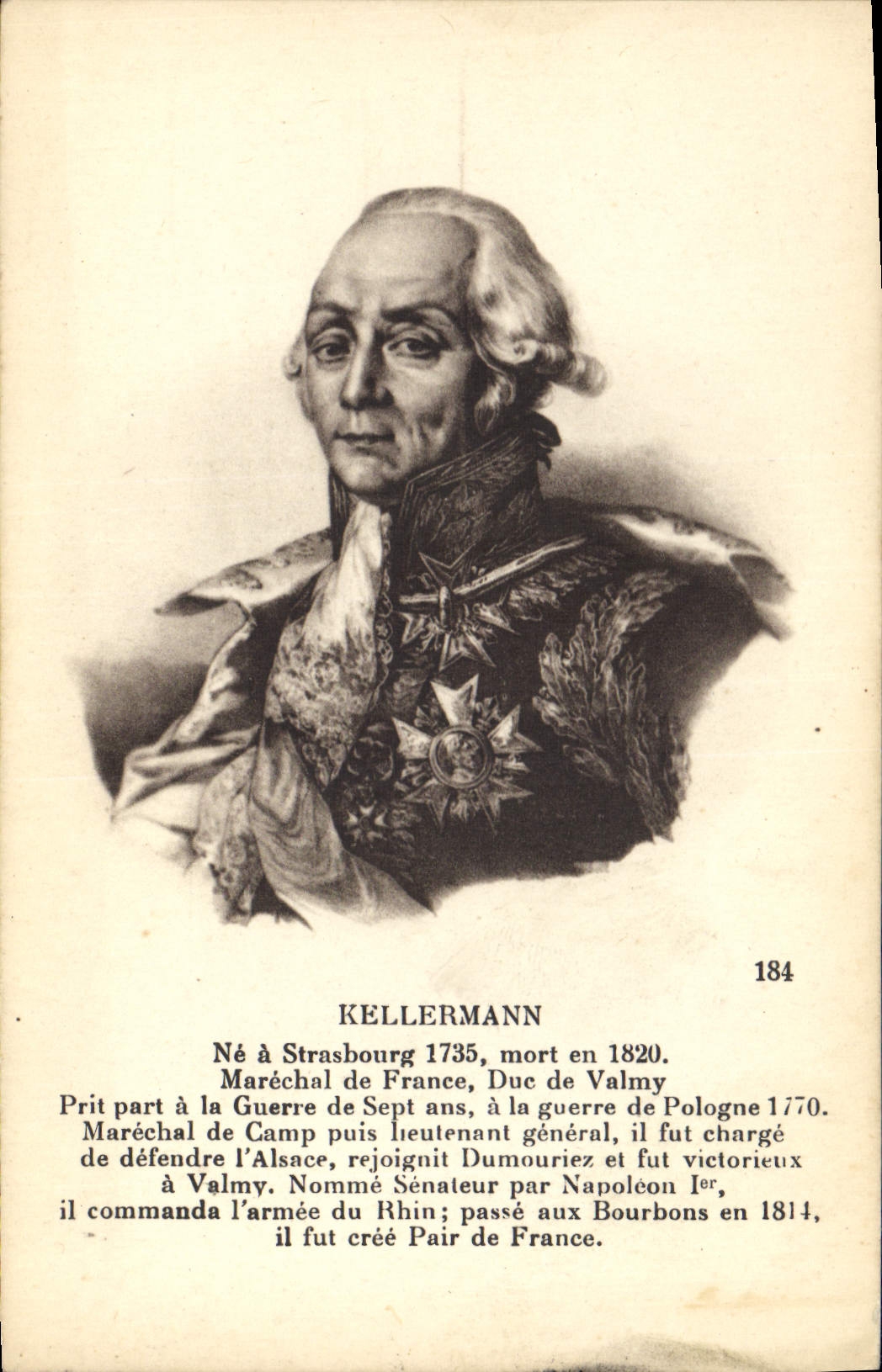 CPA Kellerman Marechal de France