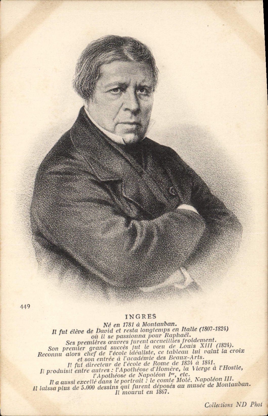 CPA Ingres Eleve de David