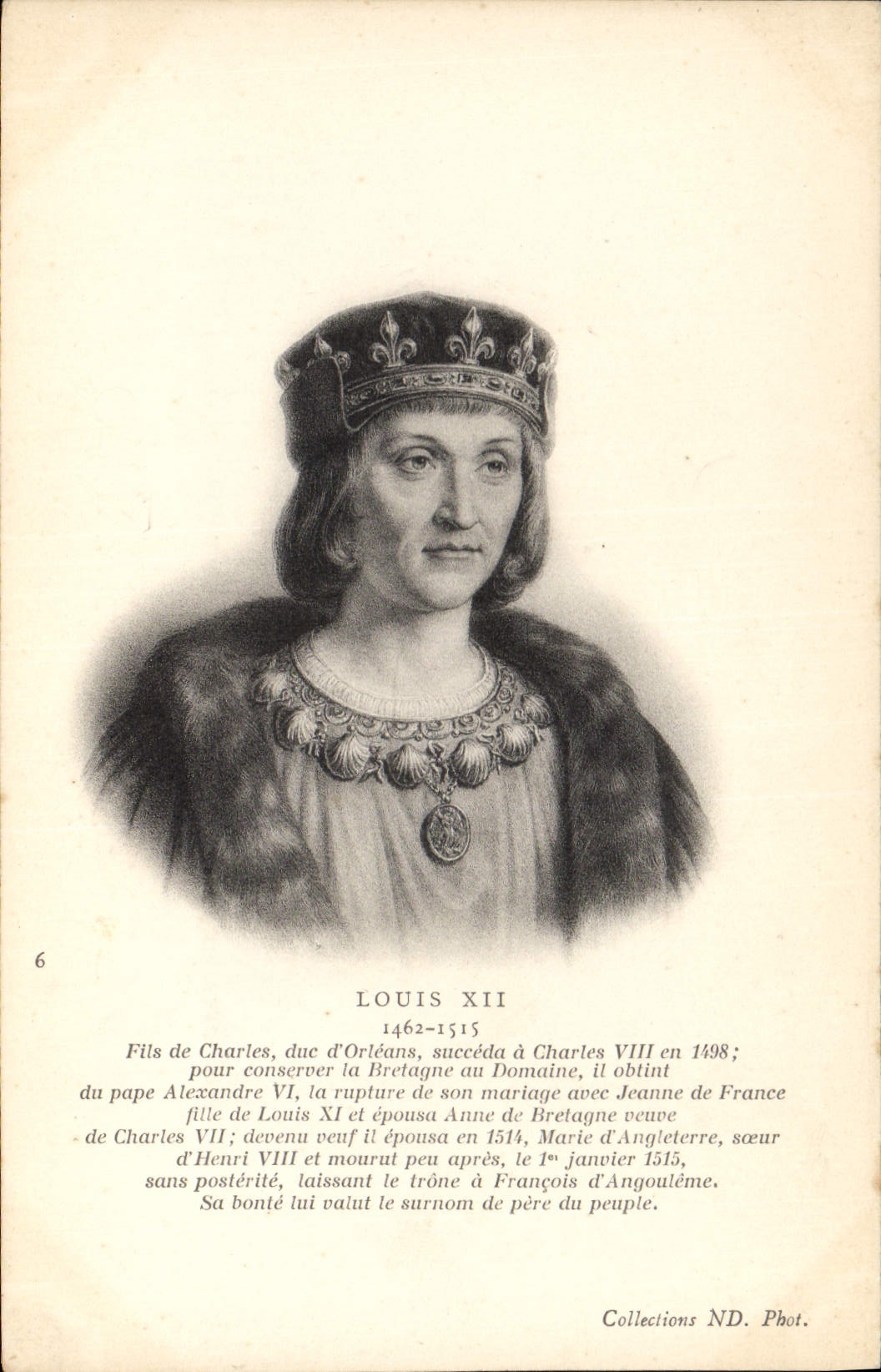 CPA Louis XII Roi de France