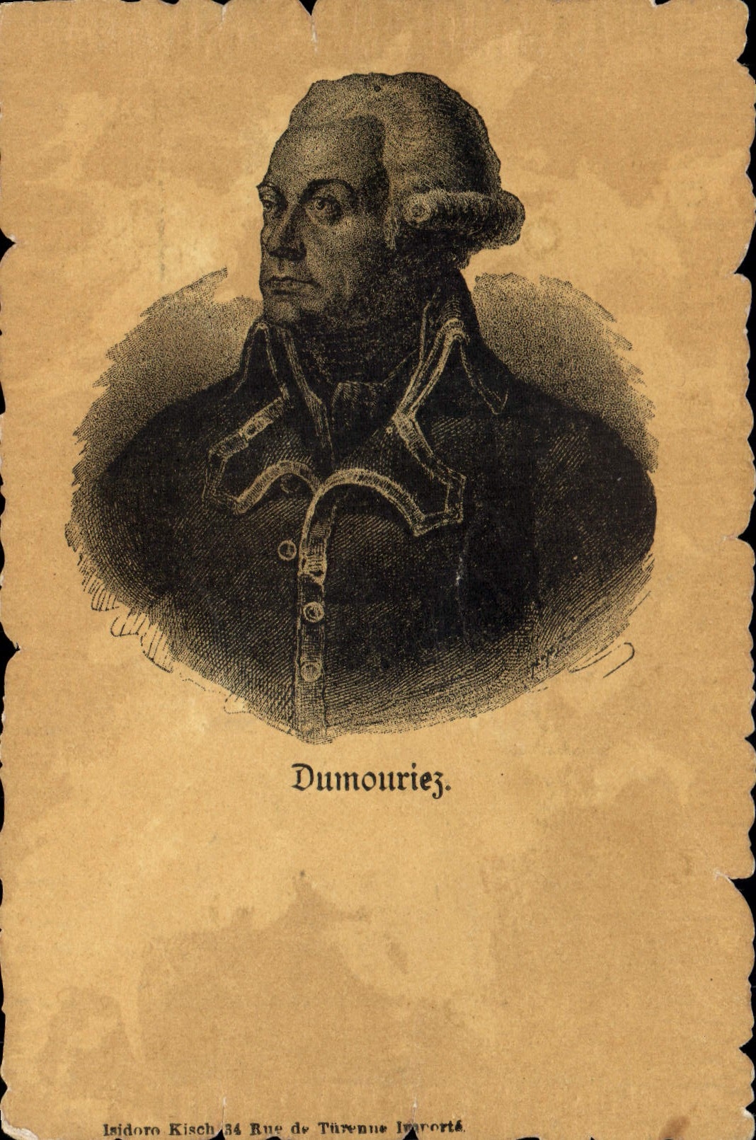 VINTAGE POSTCARD Dumouriez