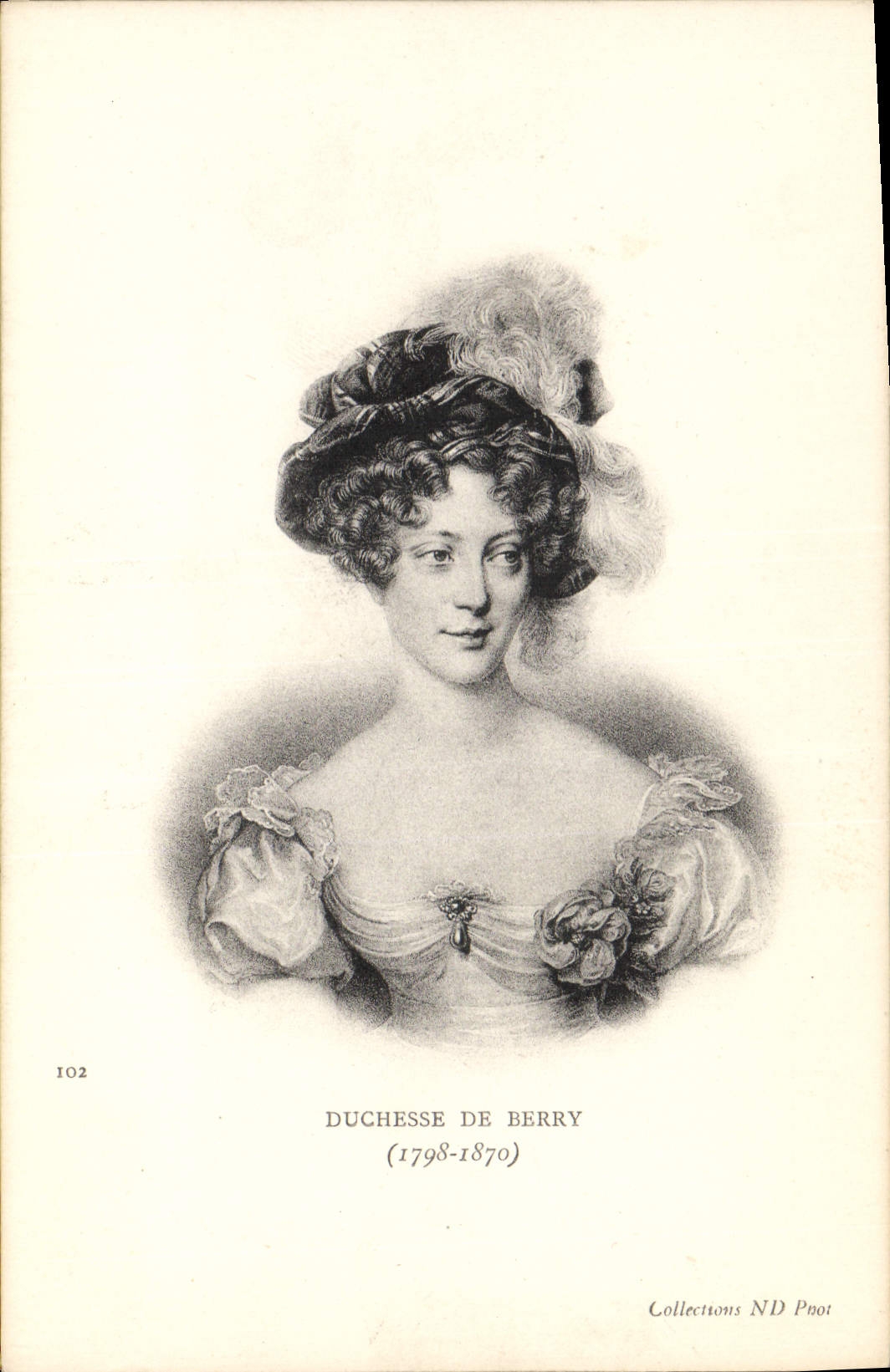 CPA Duchesse de Berry 