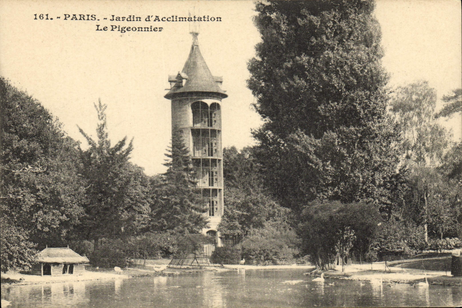 CPA Colombe Colombophilie Paris Jardin d'acclimatation Le pigeonnier