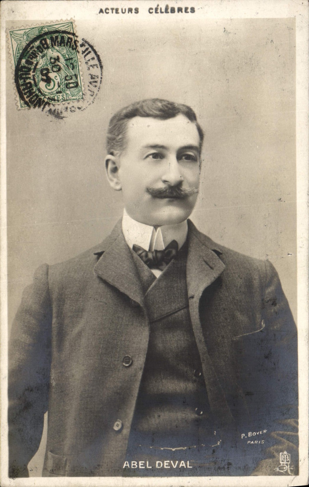 VINTAGE POSTCARD Theater Abel Deval