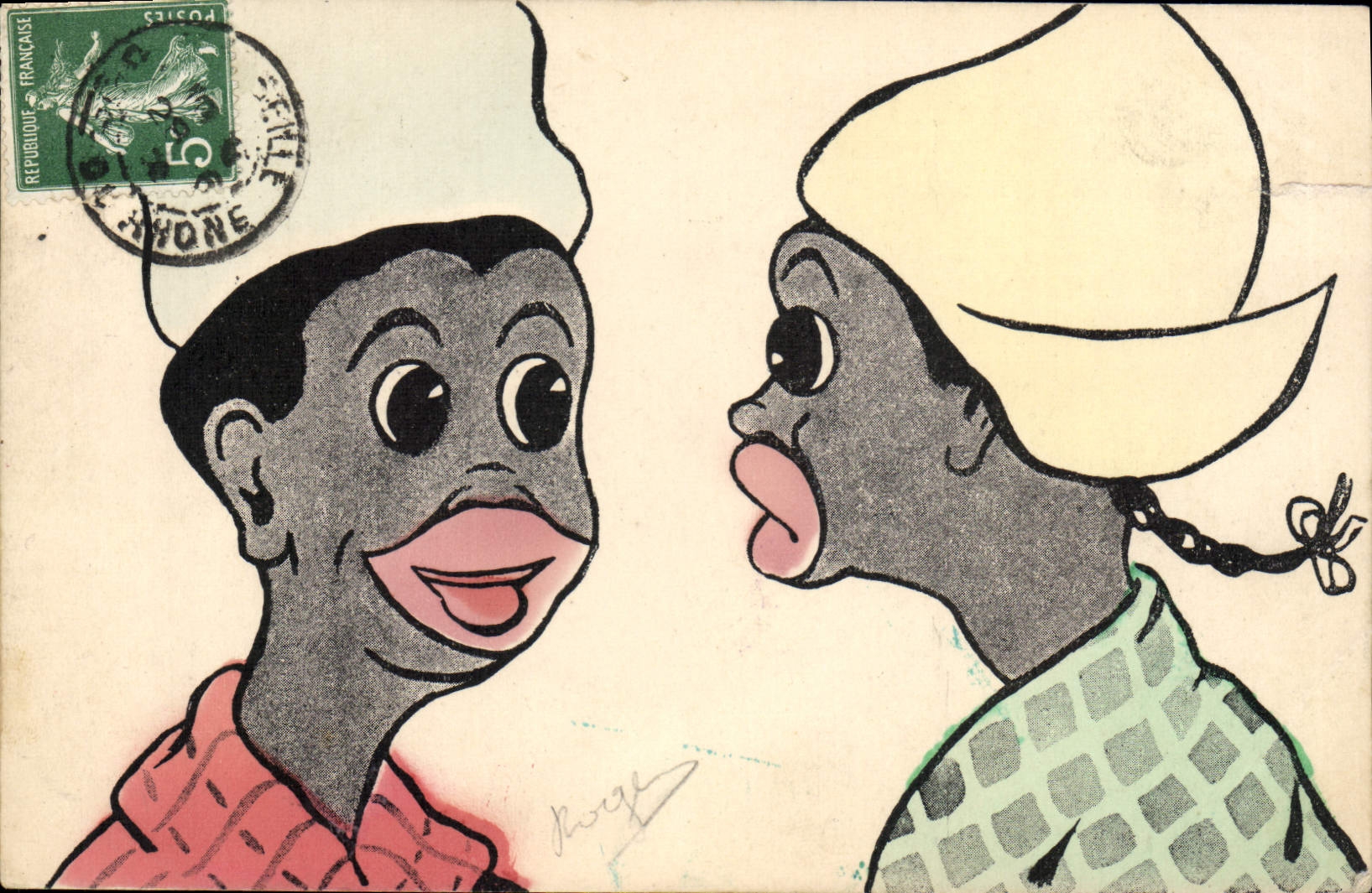 CPA Negre Homme Noir 