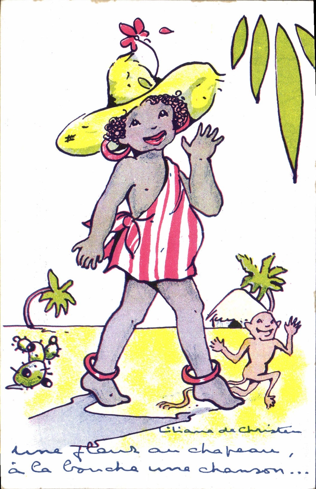 CPA Negre Enfant Noir 