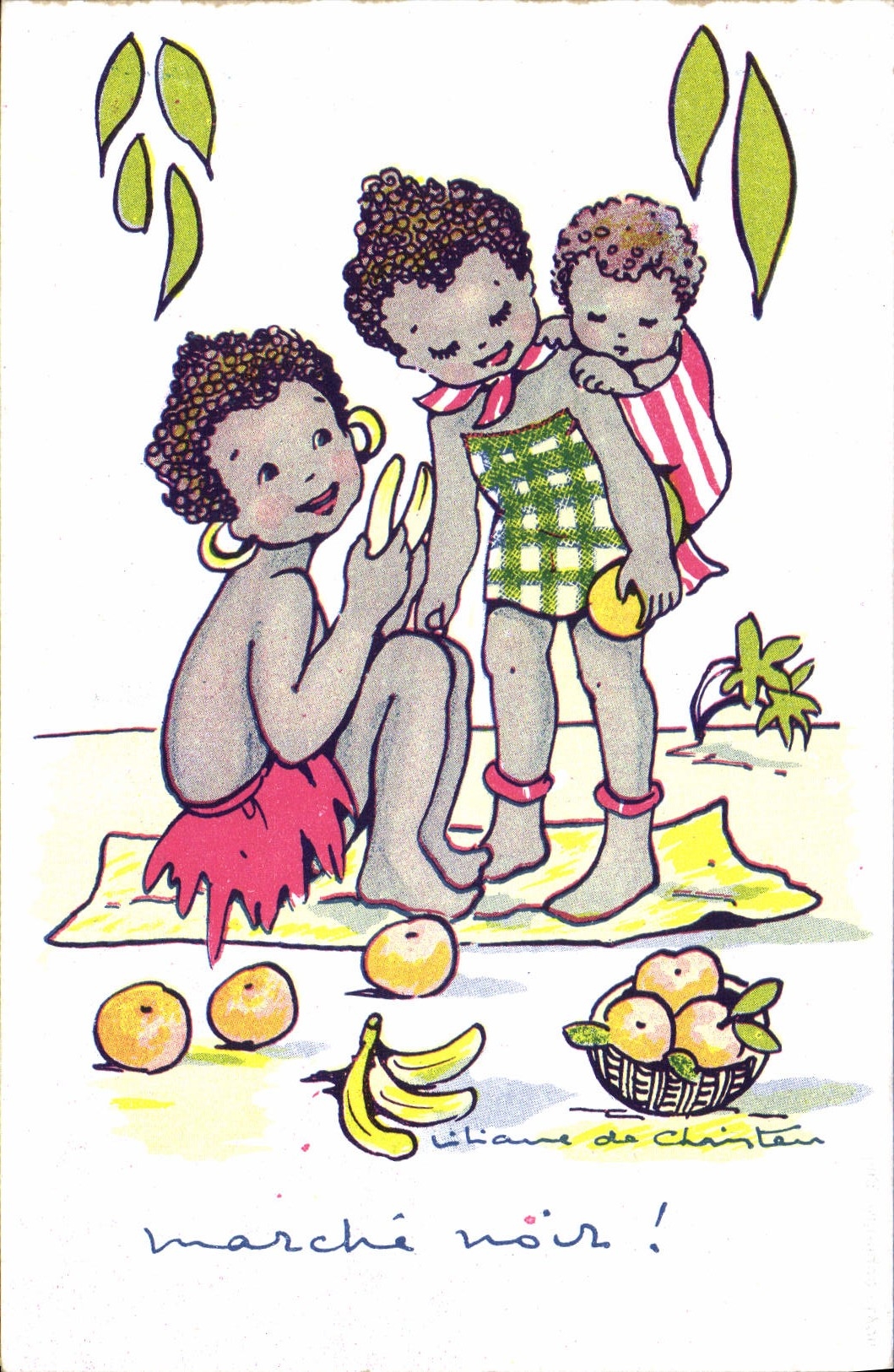 CPA Negre Enfant Noir 