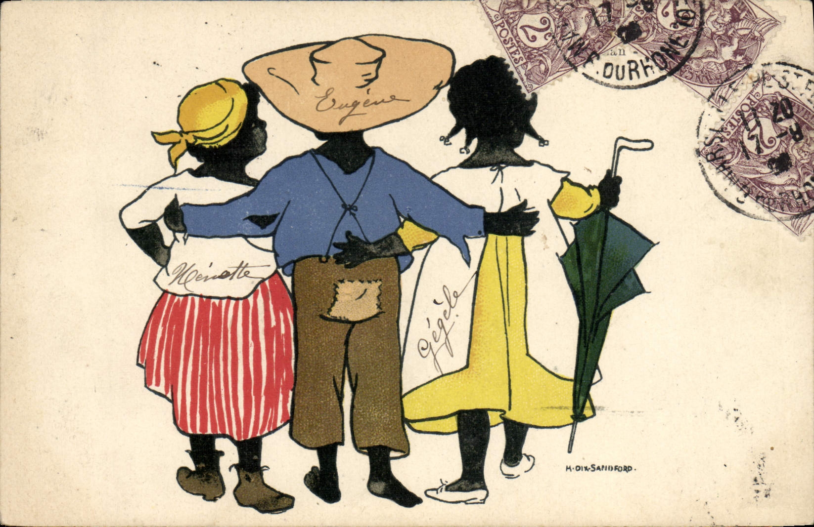 CPA Negre Homme Noir 