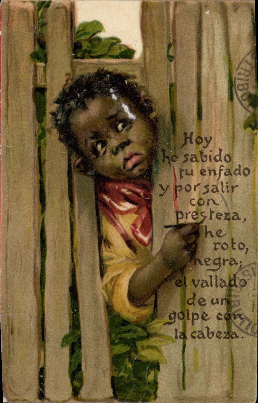 CPA Negre Enfant Noir 