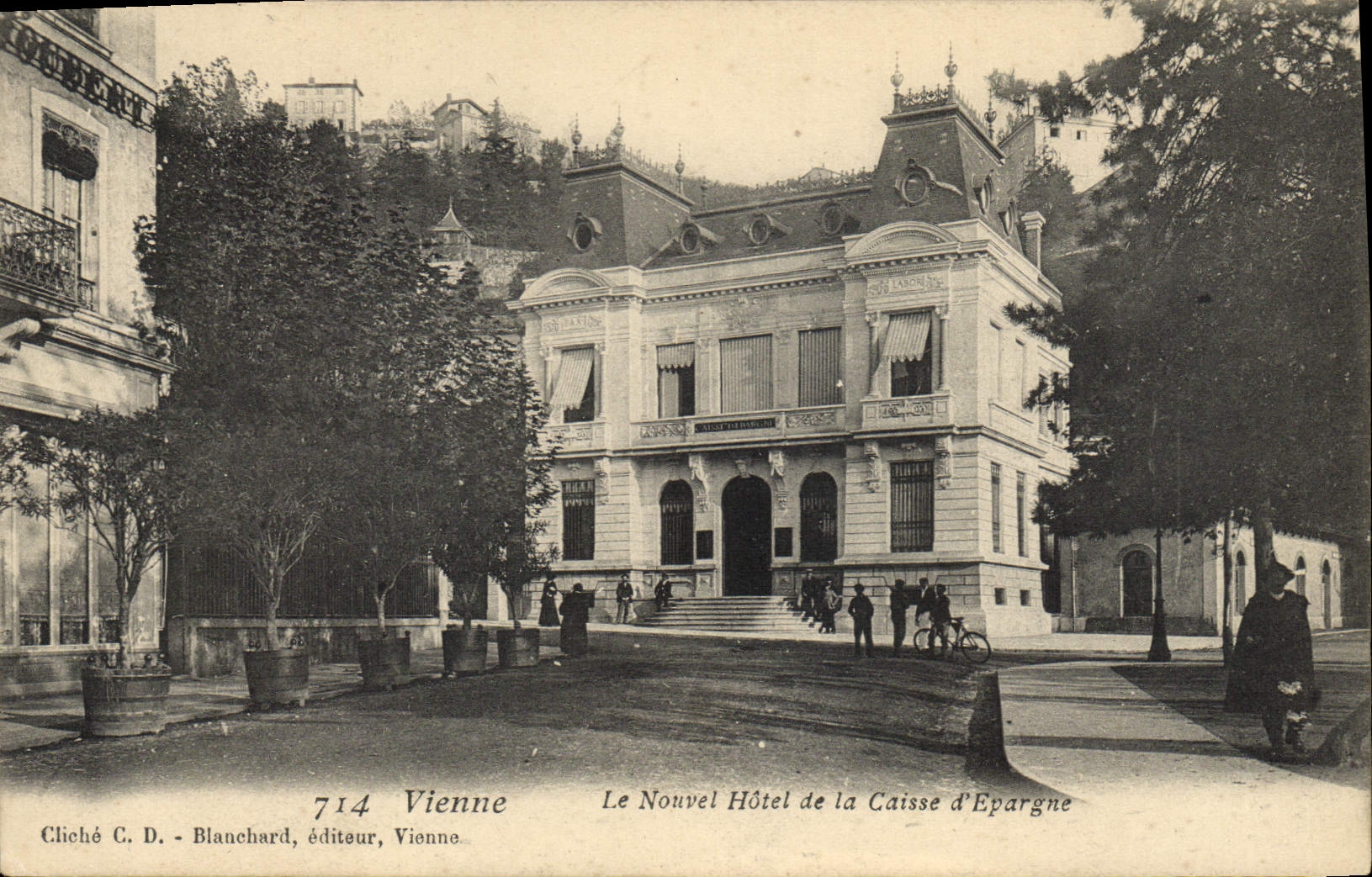CPA Banque Vienne Le nouvel Hotel de la Caisse d'Epargne 