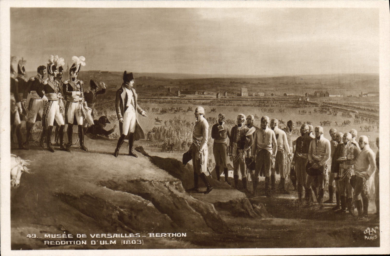 CPA Napoleon 1er Musee de Versailles Berthon reddition d'Ulm 1803