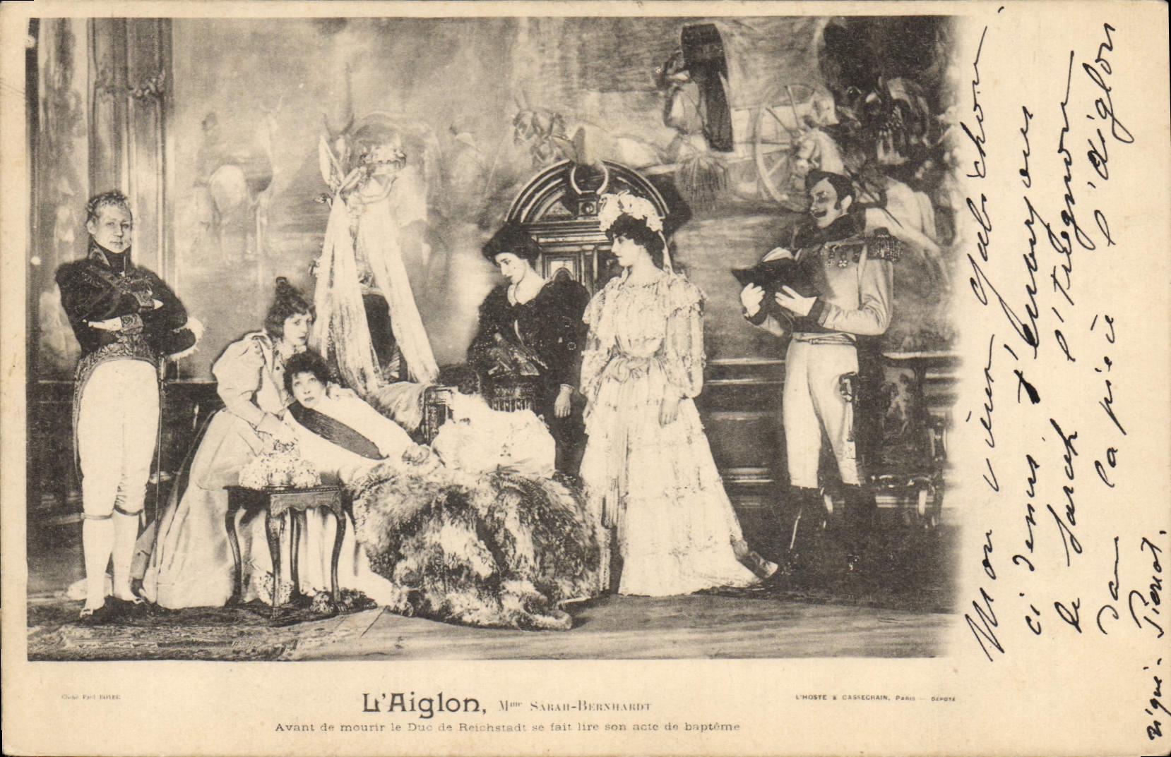 CPA Napoleon 1er L'Aiglon Sarh Bernhardt 