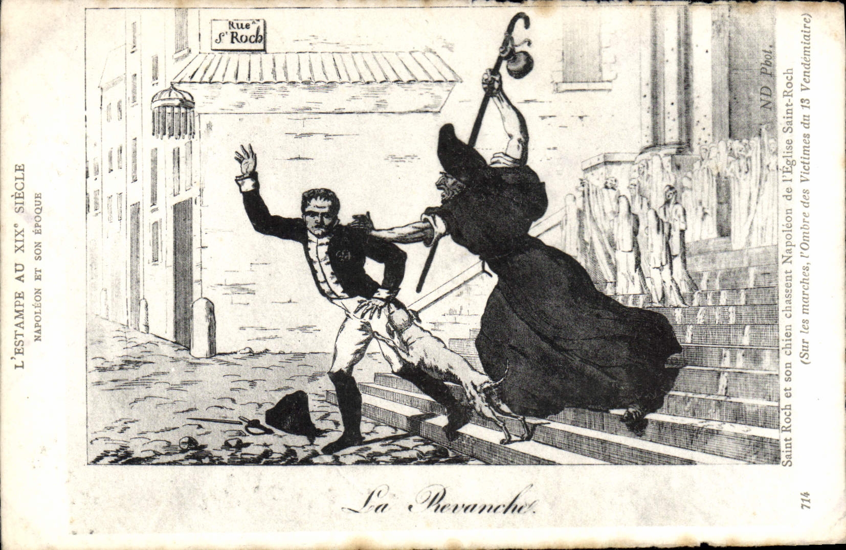 CPA Napoleon 1er La revanche