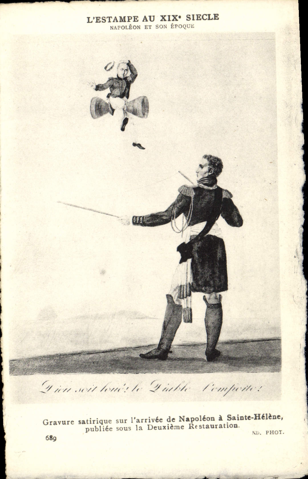 CPA Napoleon 1er Arrivee de Napoleon a Sainte Helene