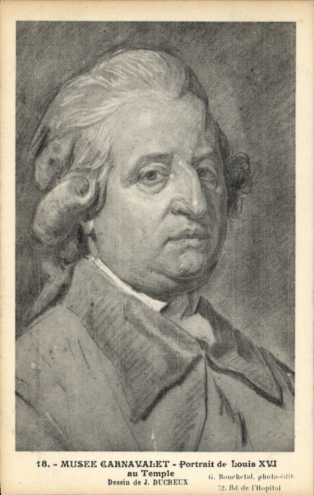 CPA Musee Carnavalet Portrait de louis XVI au temple Roi de France Ducreux