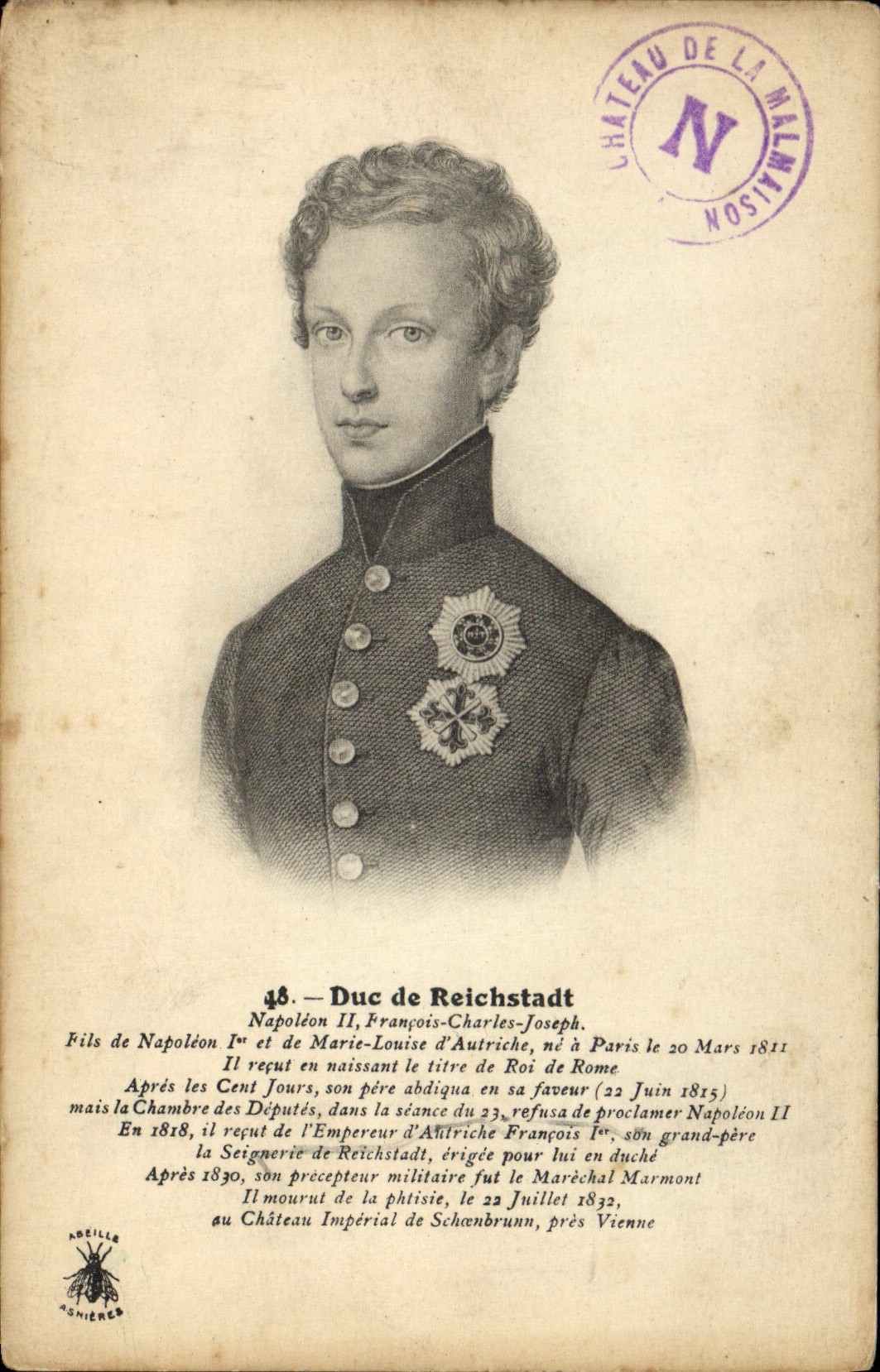 CPA Duc de Reichstadt Napoleon II