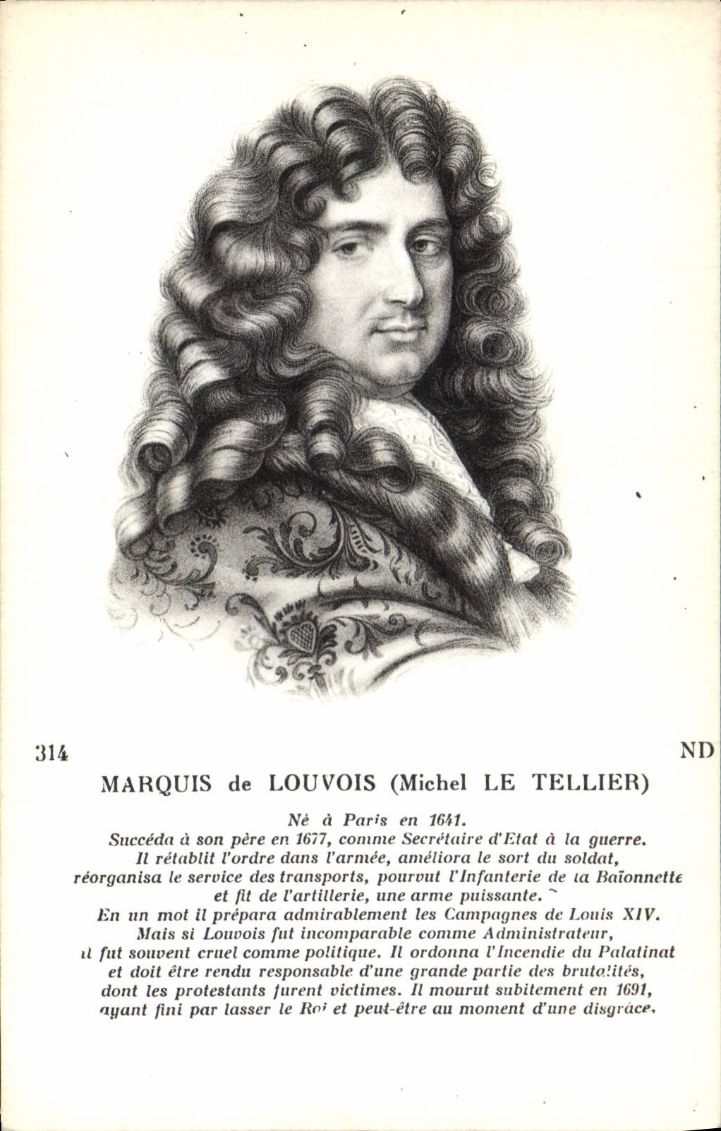 CPA Marquis de Louvois Michel Le Tellier