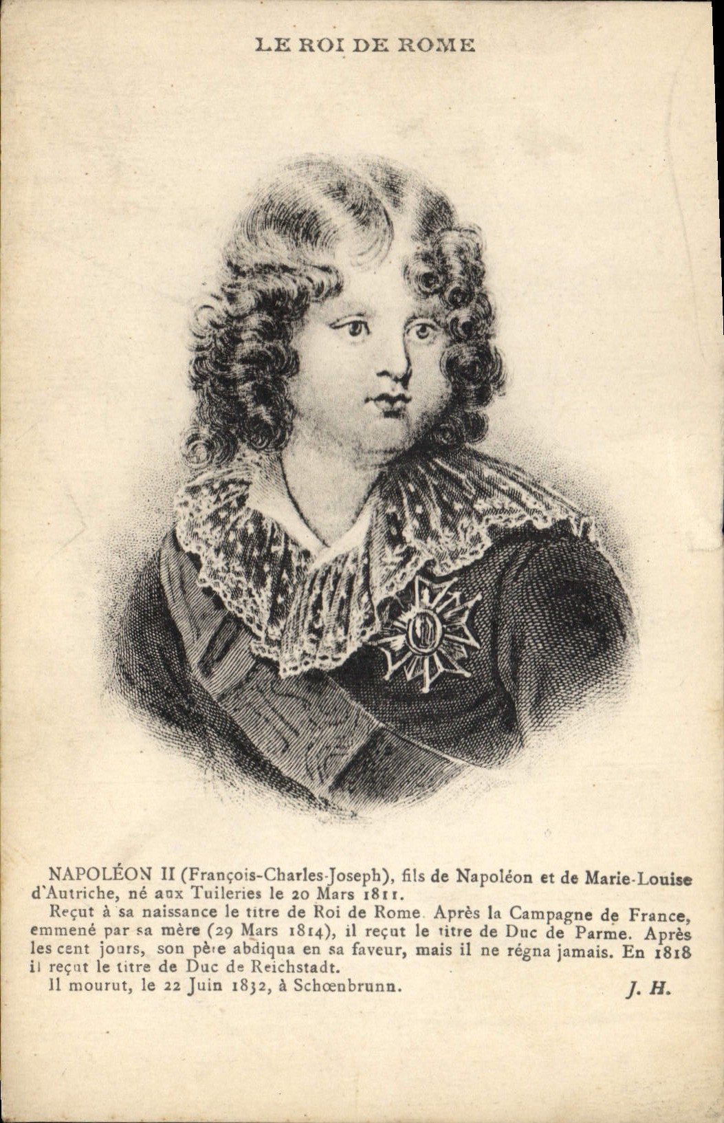 CPA Napoleon II Roi de Rome