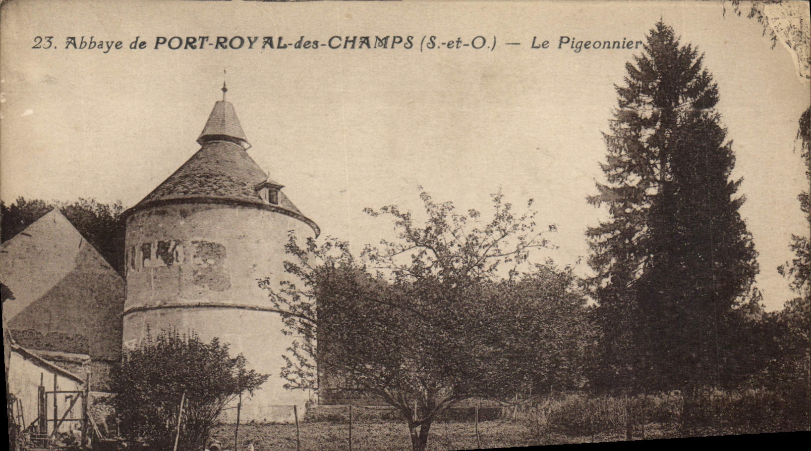 CPA Colombe Colombophilie Abbaye de Port Royal des champs Le pigeonnier 