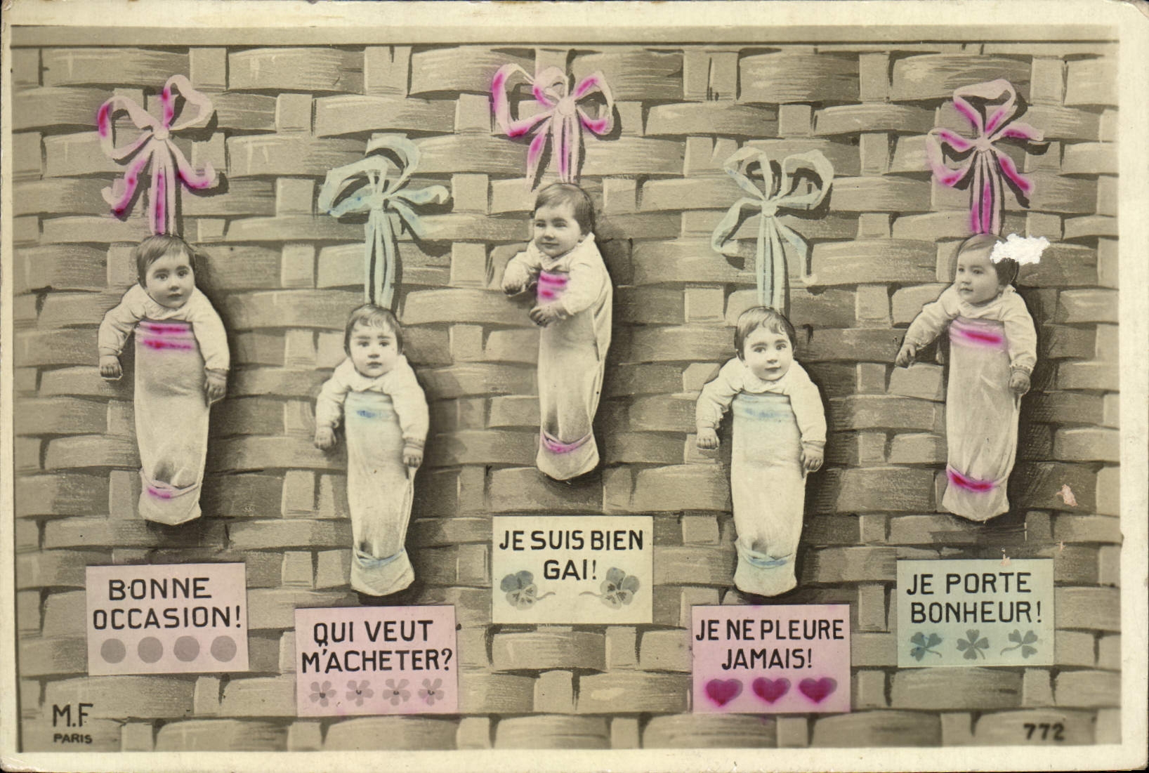 CPA Fantaisie Enfant Bebe 