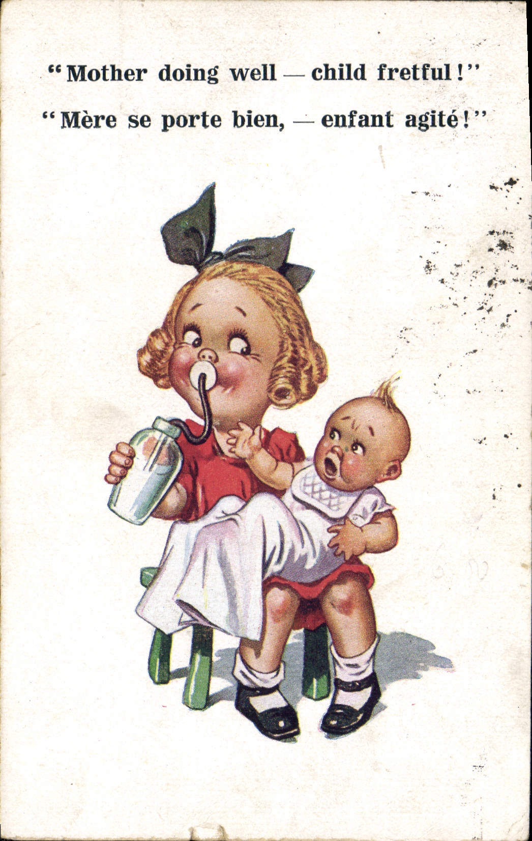 CPA Fantaisie Enfant Bebe