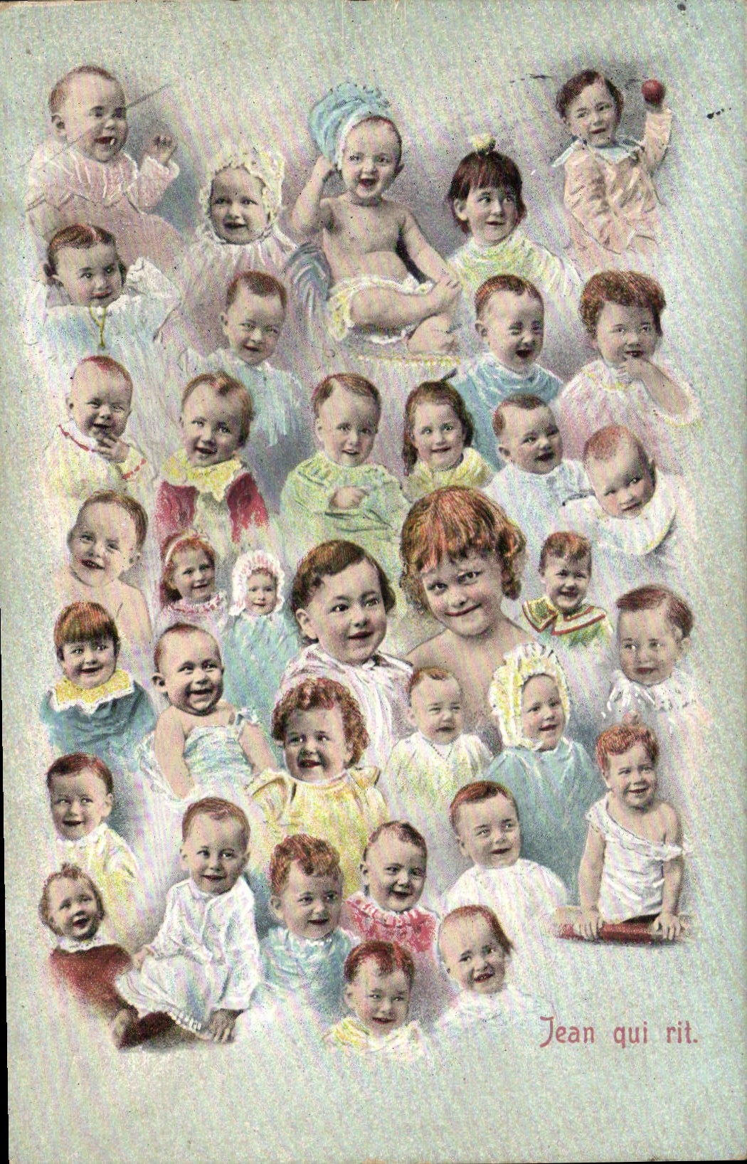 CPA Fantaisie Enfant Bebe Jean qui rit