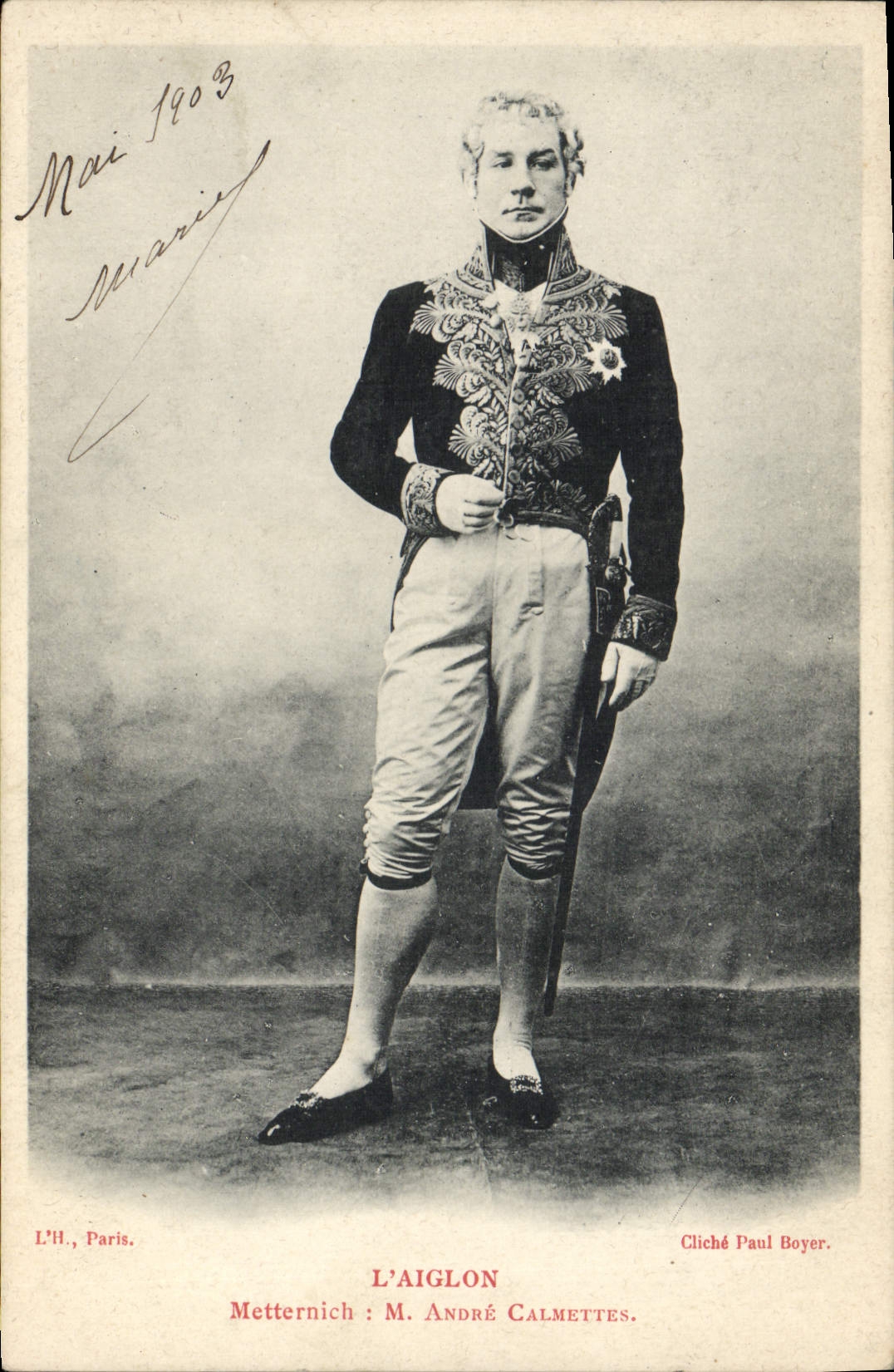 CPA Fantaisie Theatre Metternich Andre Calmettes L'Aiglon