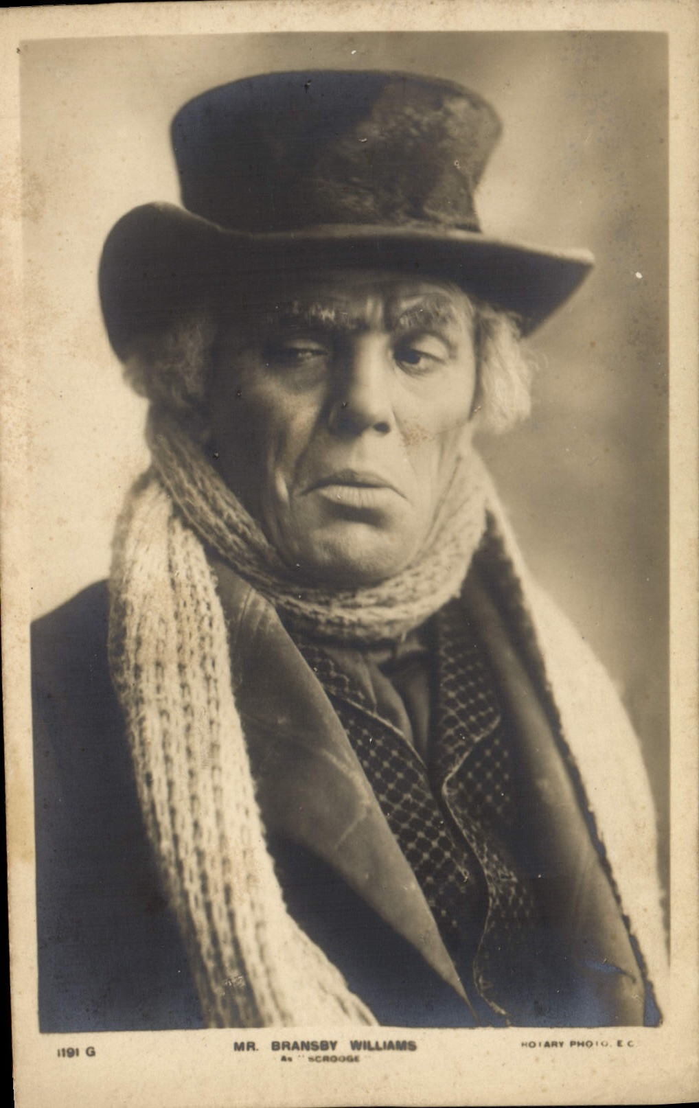 VINTAGE POSTCARD Fantasy Theater Mr. Bransby Williams