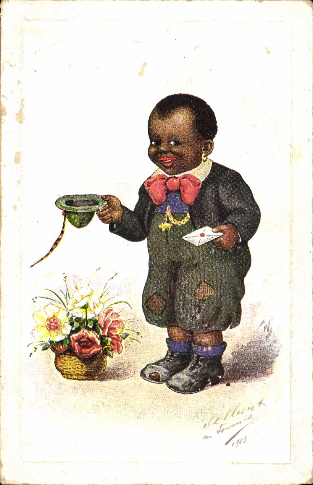 CPA Negre Enfant de couleur 