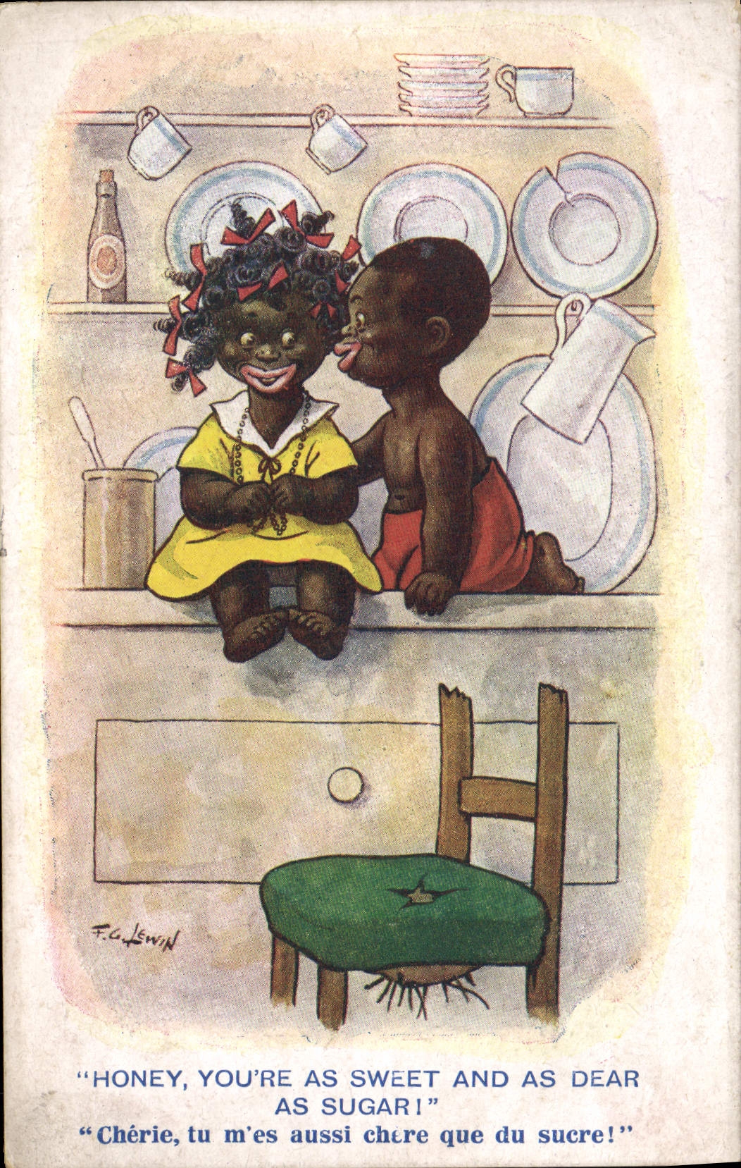 CPA Negre Enfant de couleur 