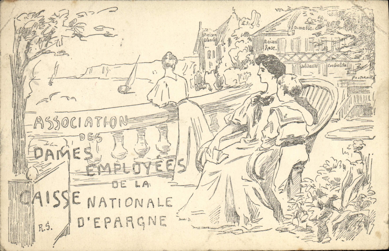 CPA Banque Association des dames employees de la Caisse Nationale d'Epargne TOP