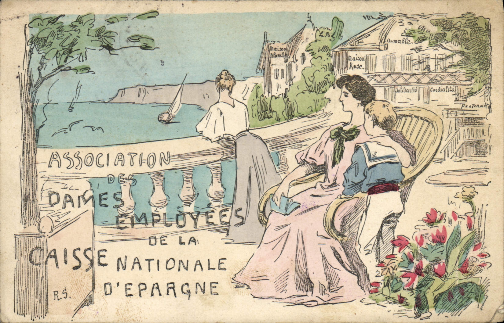 CPA Banque Association des dames employees de la Caisse Nationale d'Epargne TOP