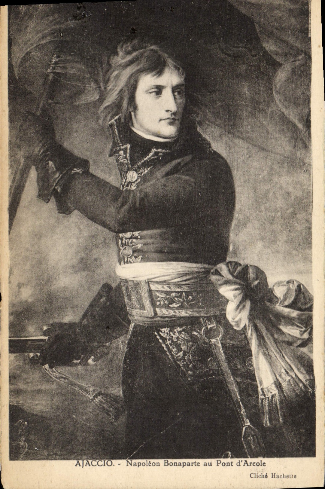 CPA Napoleon 1er Ajaccio Napoleon Bonaparte au Pont d'Arcole