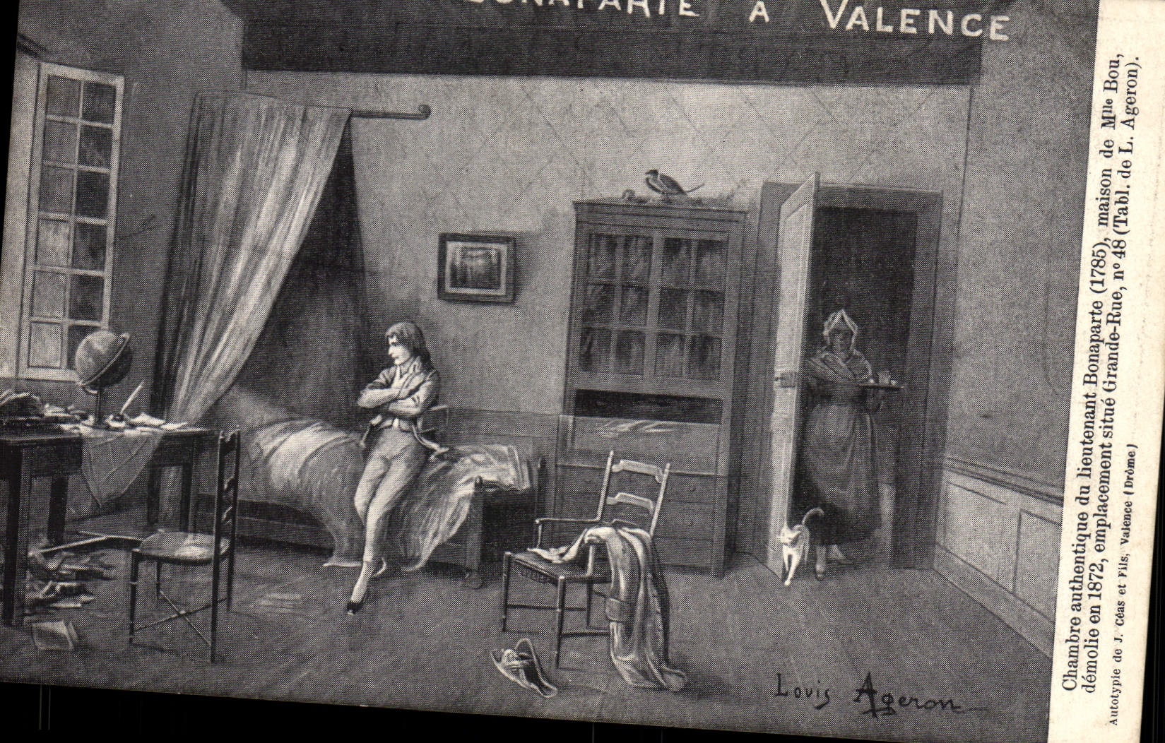 CPA Napoleon 1er Chambre de Bonaparte a Valence