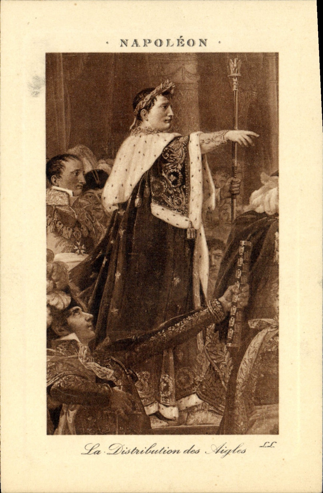 CPA Napoleon 1er La distribution des Aigles