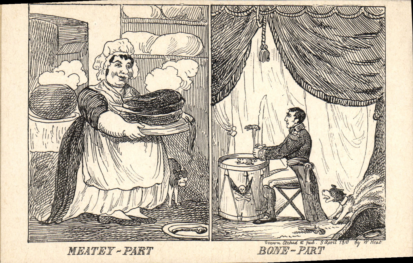 CPA Napoleon 1er Meatey Pot Bone Part