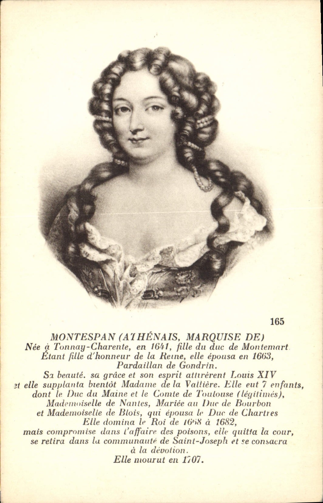 CPA Montespan Athenas Marquise de 