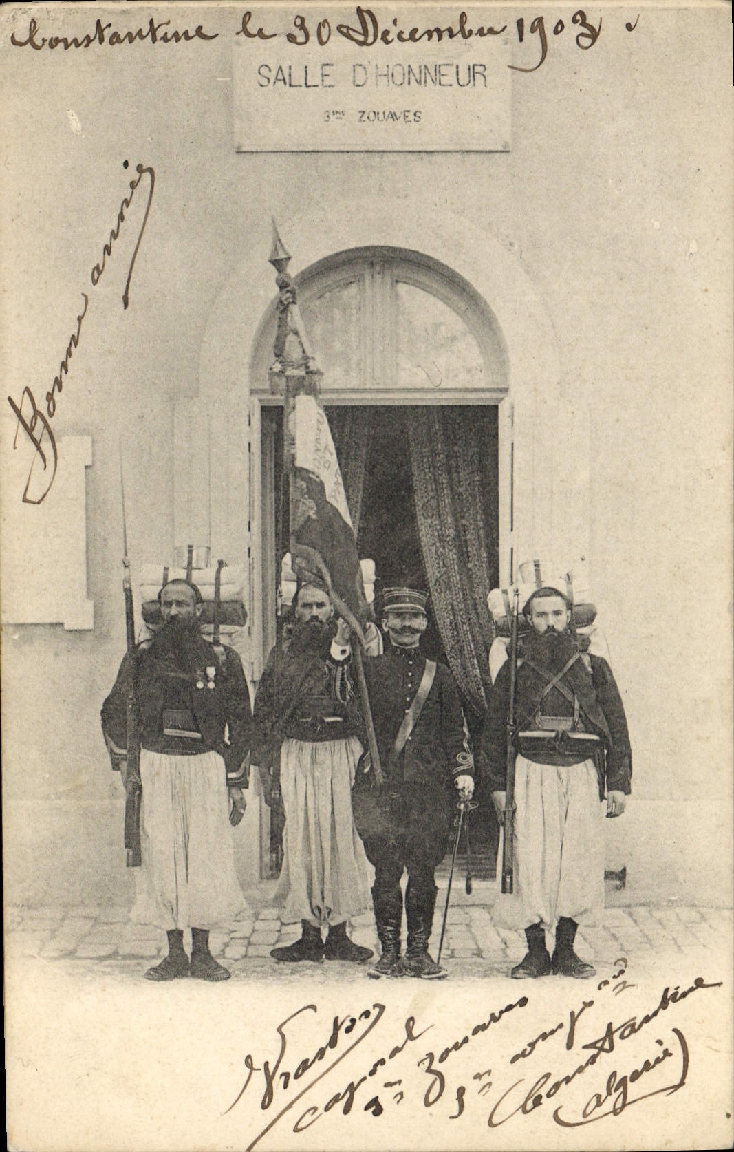 CPA Militaria Salle d'honeur 3eme Zouaves