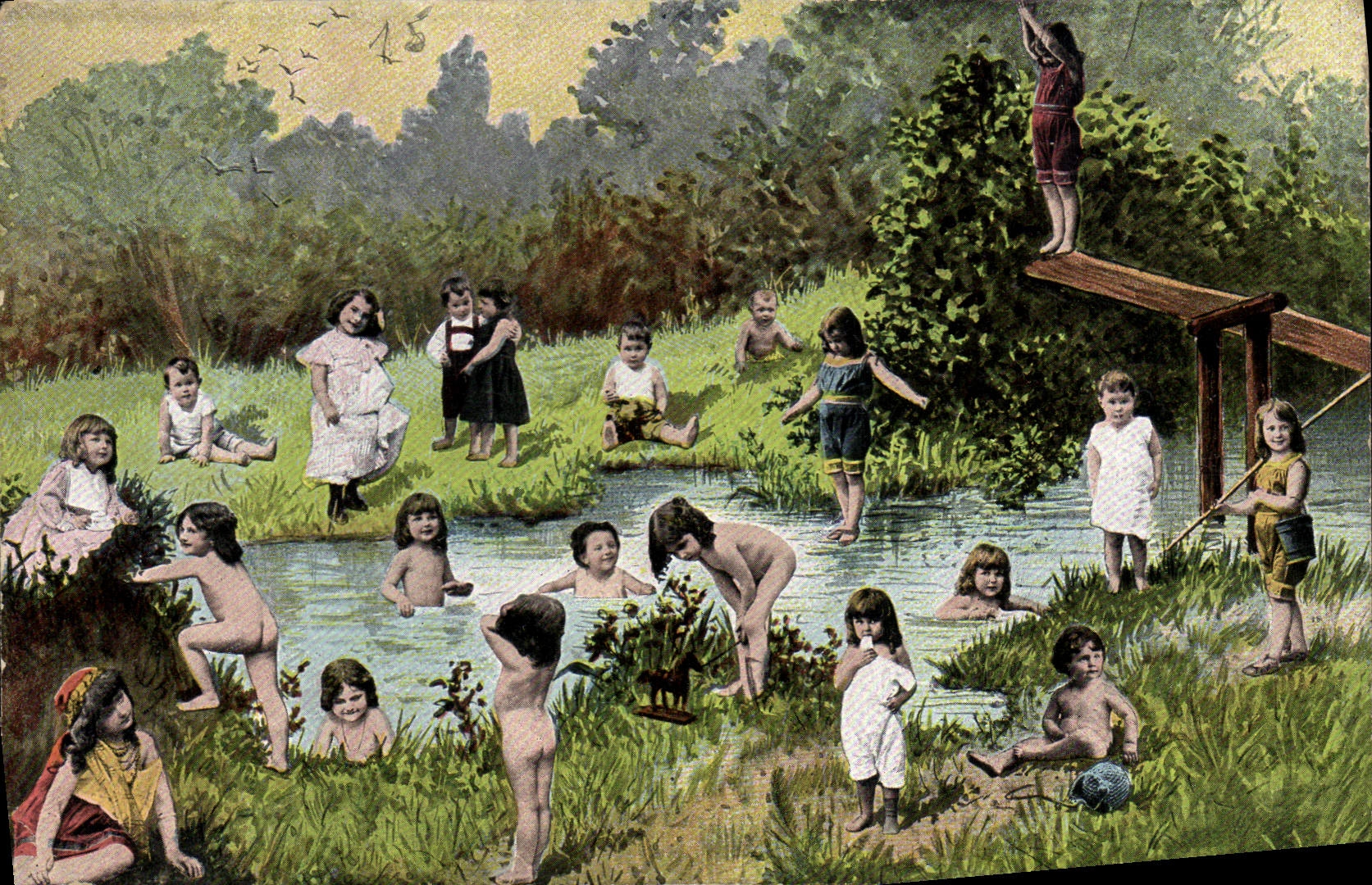 CPA Fantaisie Enfants 