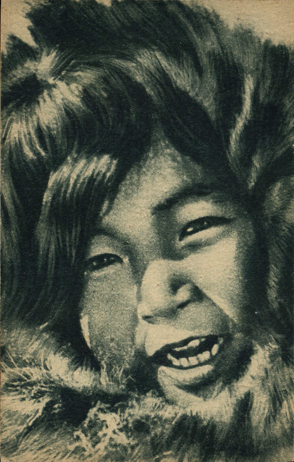 VINTAGE POSTCARD Polar North America Eskimo