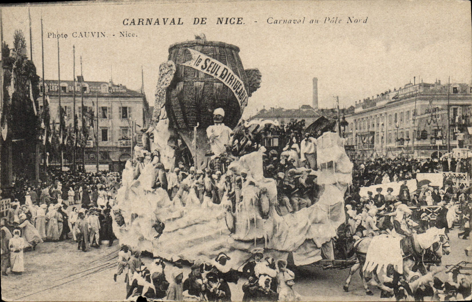 CPA Polaire Carnaval de Nice Carnaval au Pole Nord