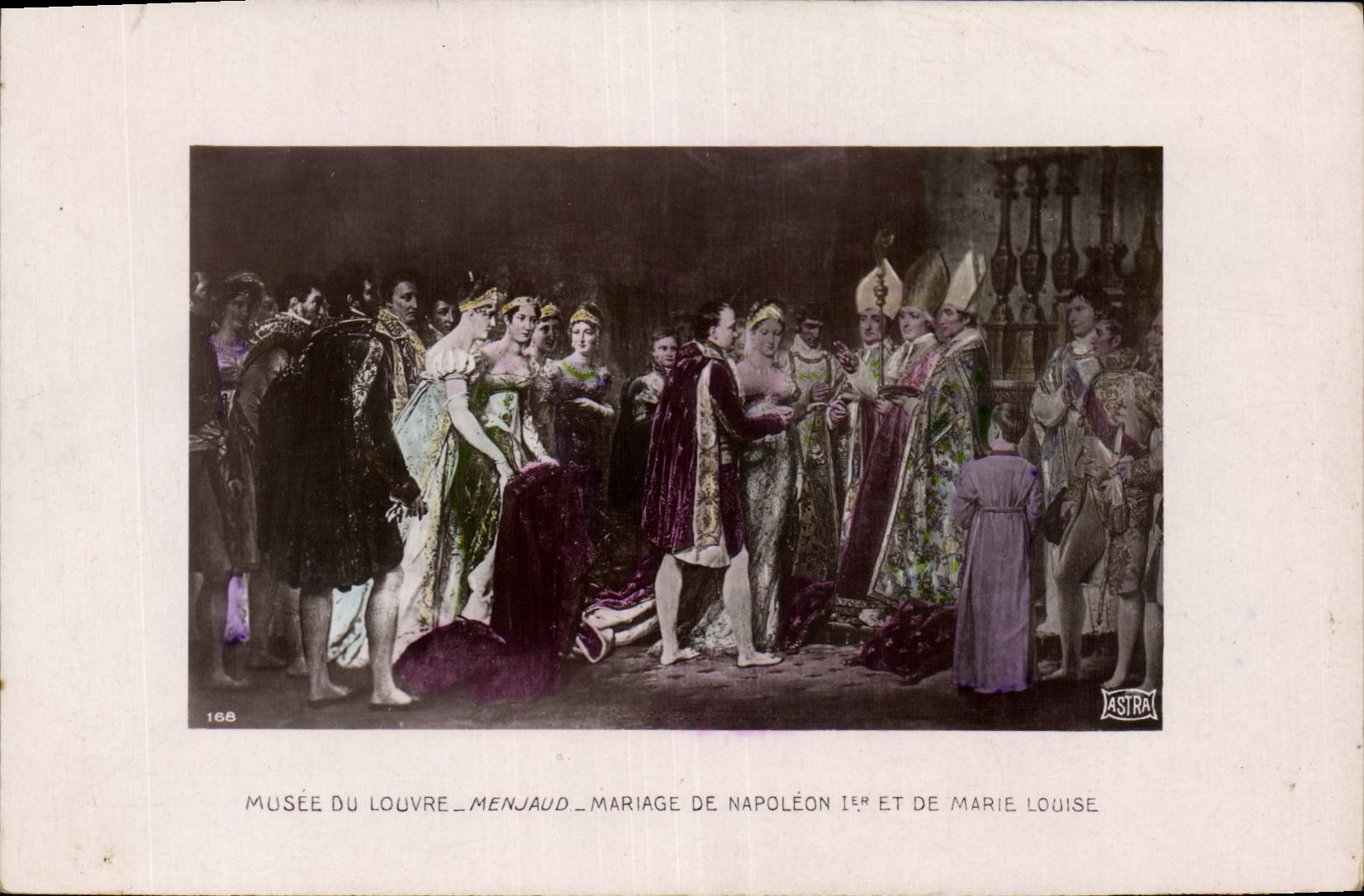 CPA Napoleon 1er Musee du Louvre Mariage de Napoleon et de Marie Louise