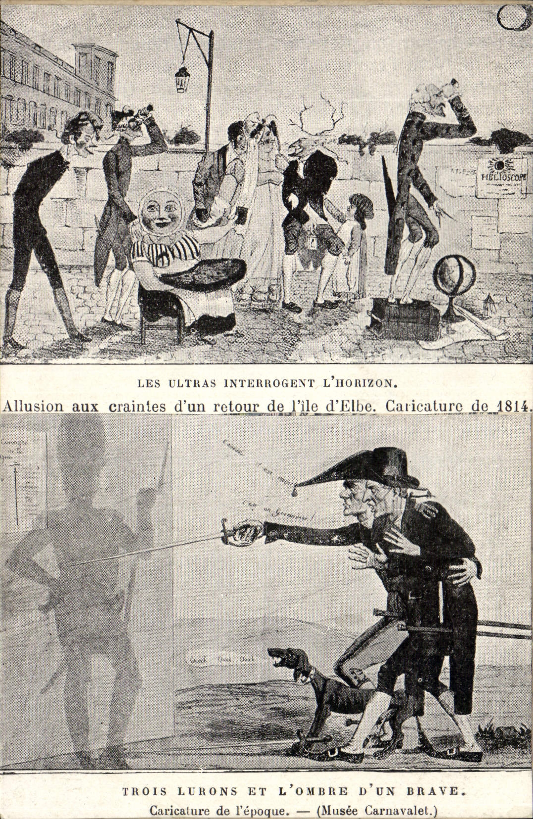 CPA Napoleon 1er Les ultras interrogent l'horizon