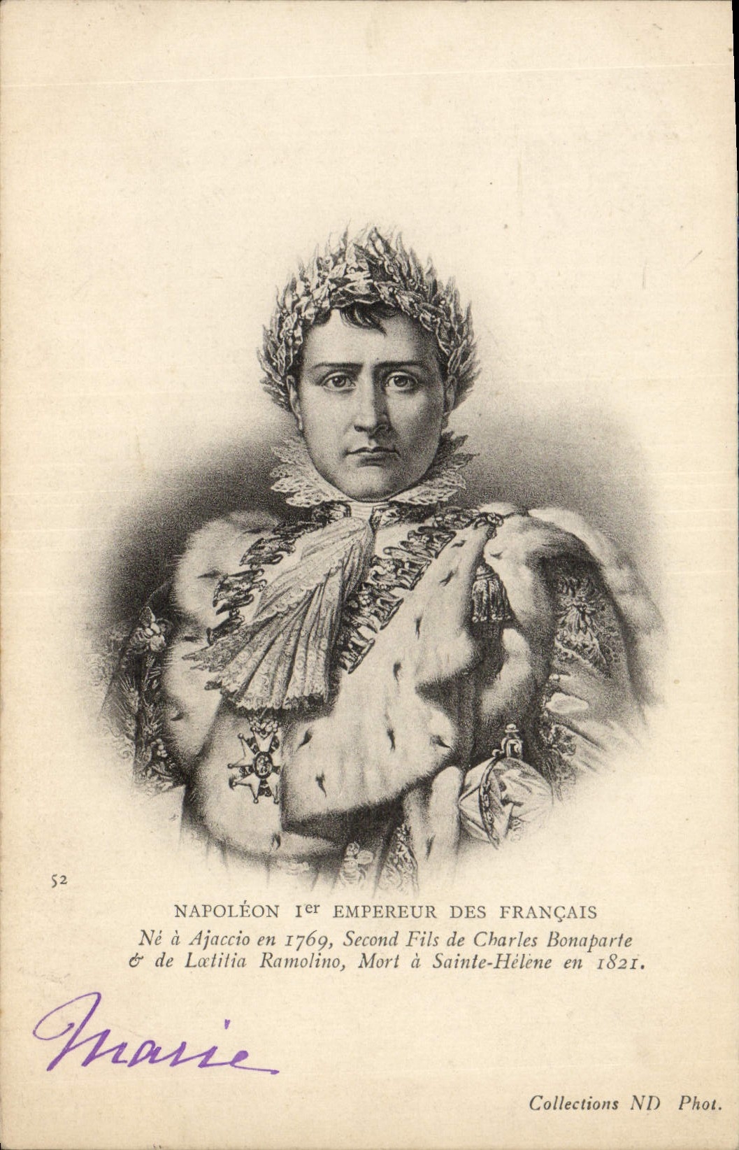 CPA Napoleon 1er Empereur des Francais 