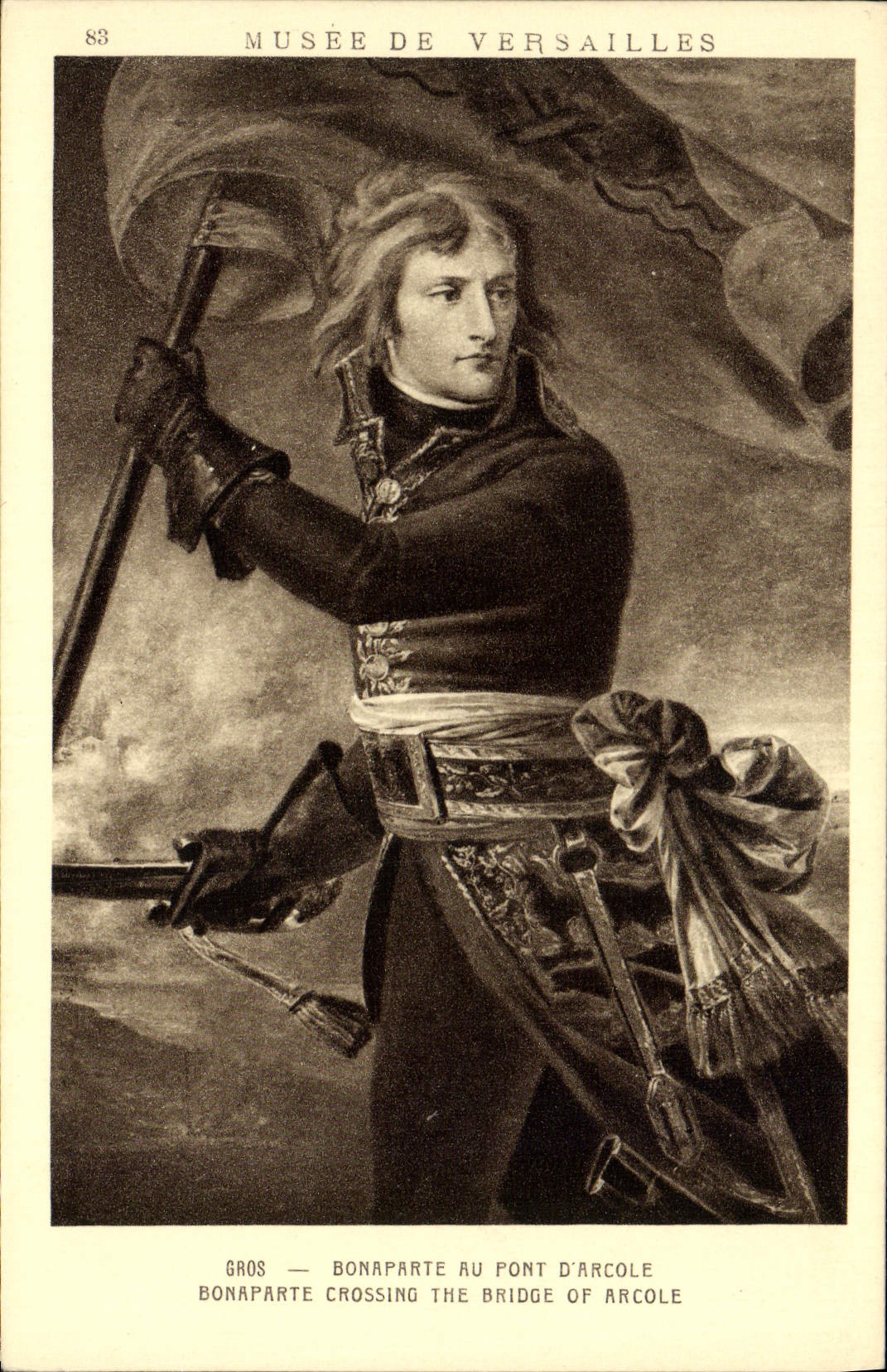 CPA Napoleon 1er Musee de Versailles Bonaparate au Pont D'Arcole