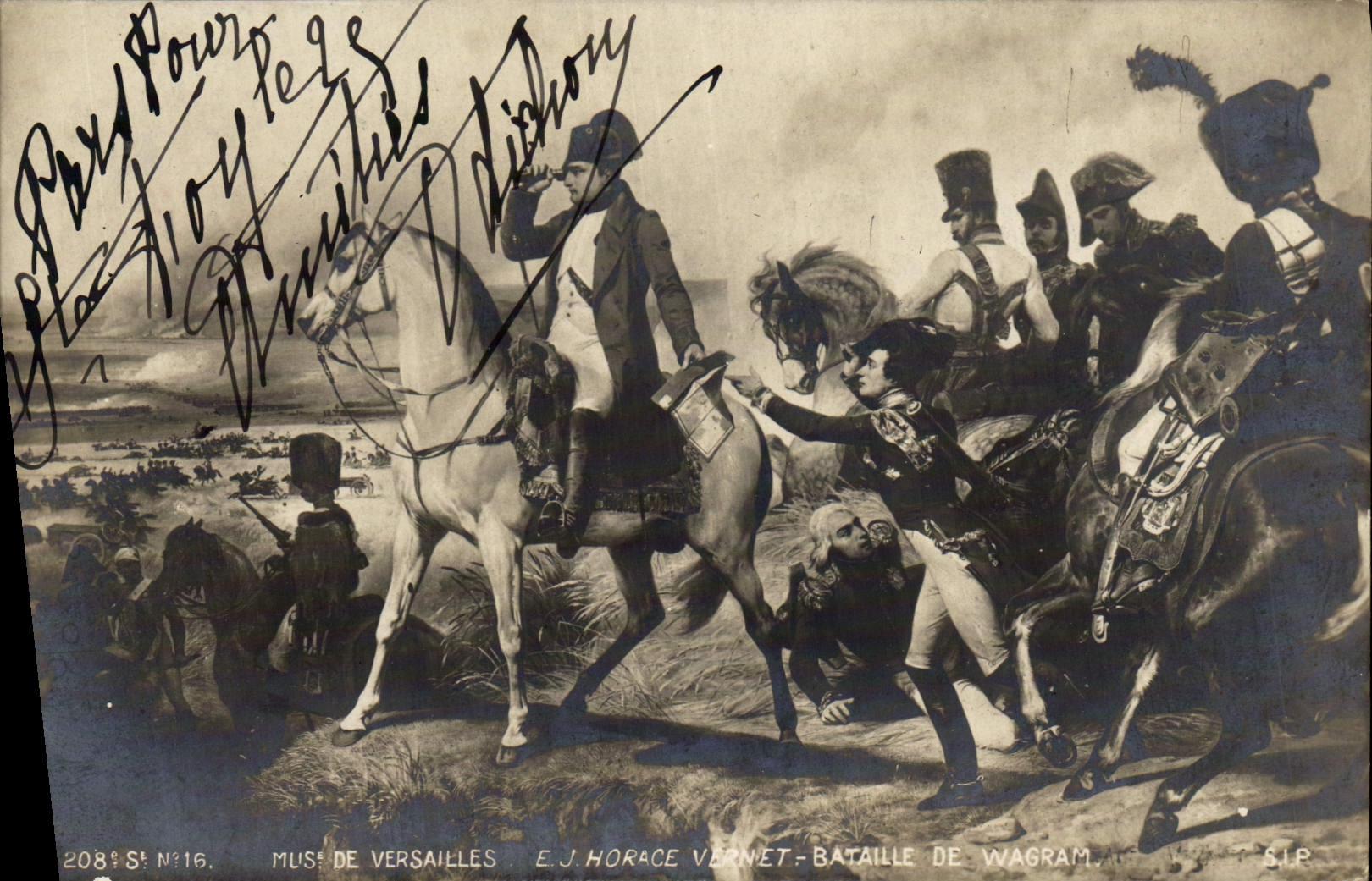 CPA Napoleon 1er Musee de Versailles Horace Vernet Bataille de Wagram