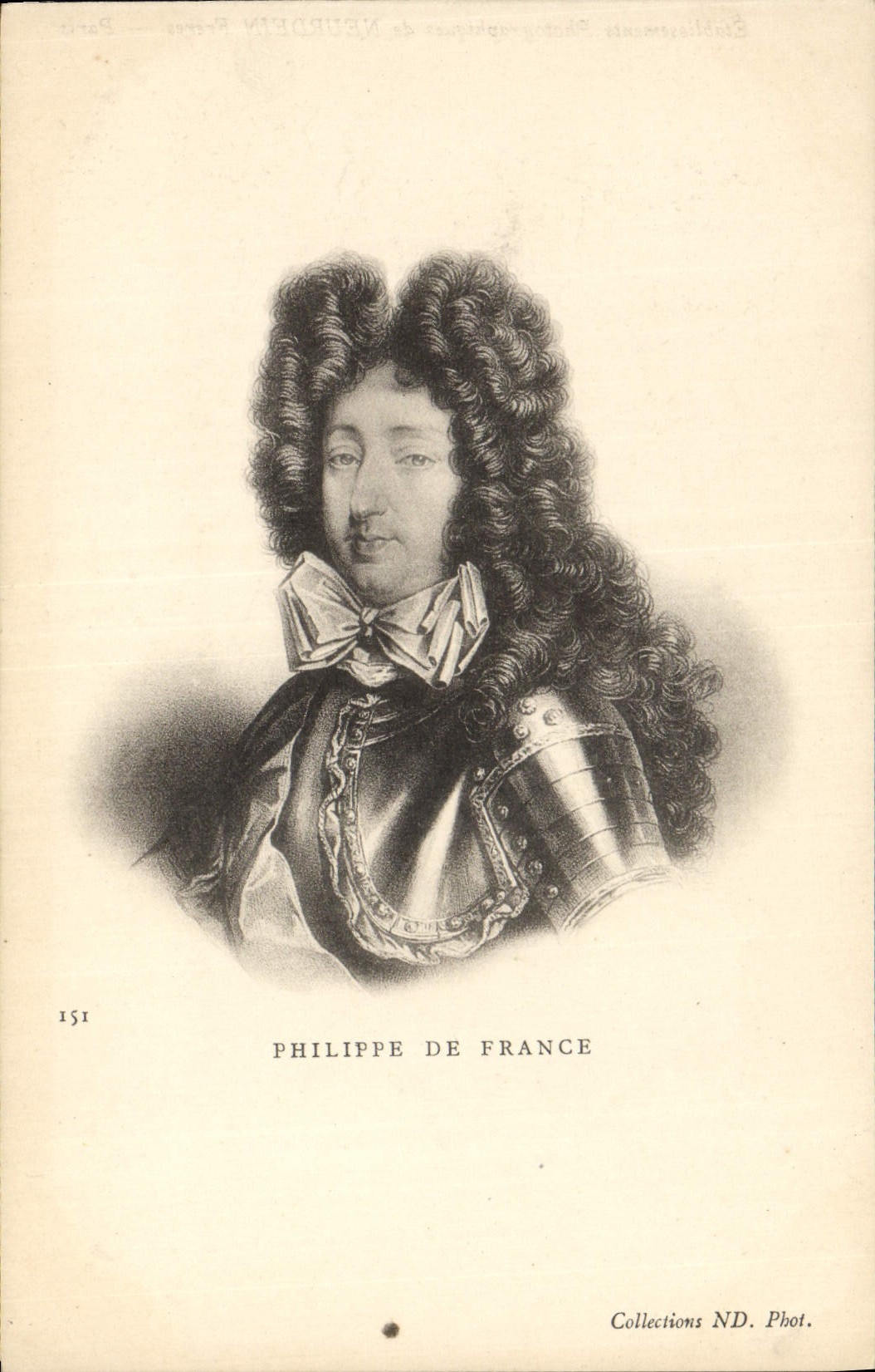 POSTAL Felipe de Francia de la VENDIMIA