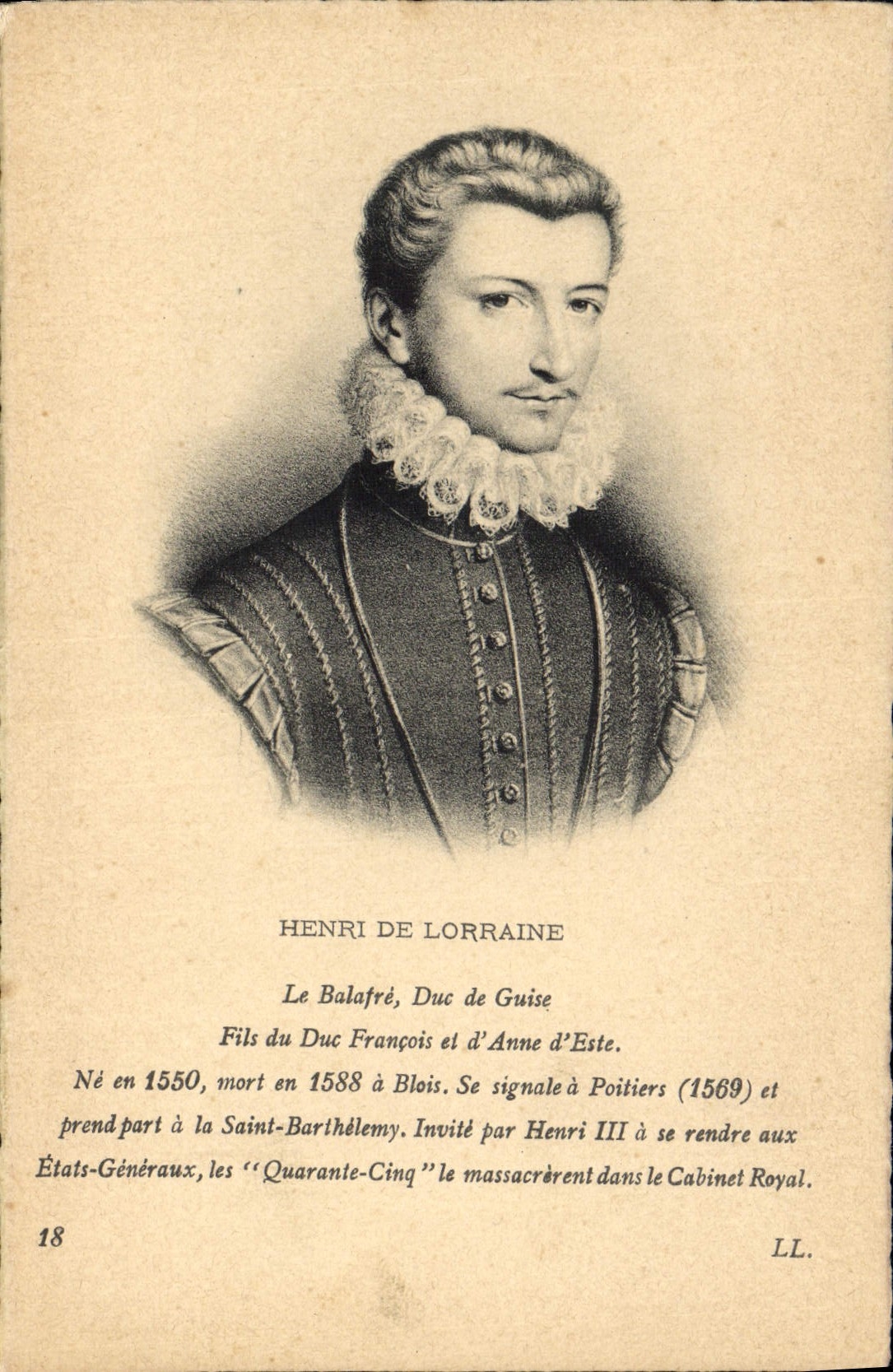 POSTAL Enrique de la VENDIMIA de Lorena