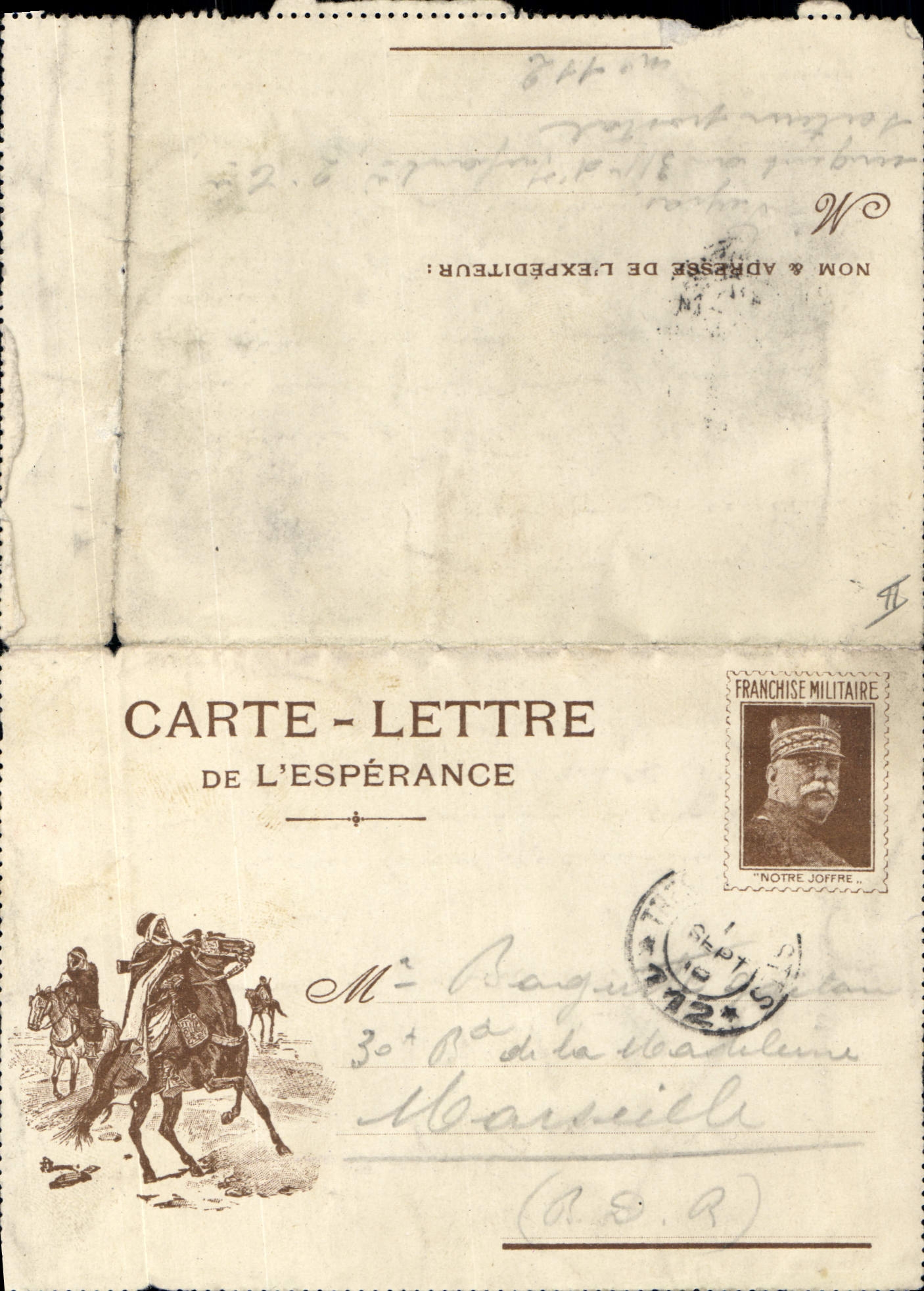 CPA Militaria Spahis